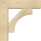 Ekena Millwork Westlake Block Rough Sawn Bracket w/ Offset Brace, Douglas Fir, 6"W x 20"D x 20"H BKT0604X20X20WTL05RDF - alternate 3